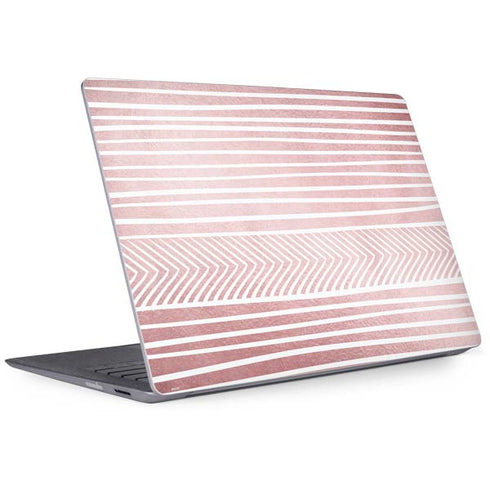 Pink and White Stripes Surface Laptop 2 Skin